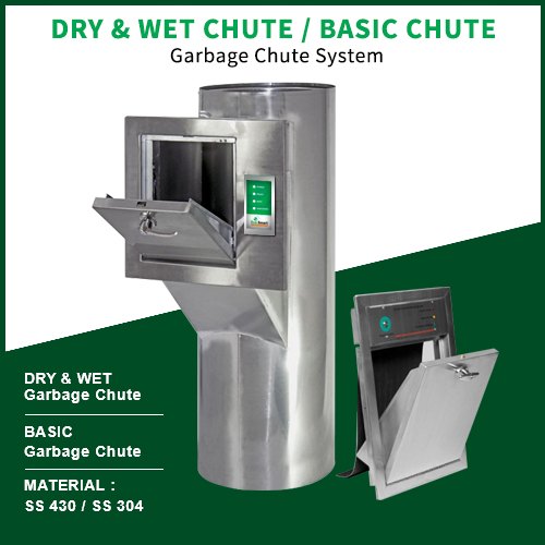 garbage chute centralize garbage collection system debris chute linen chute 240 ltr garbage bin